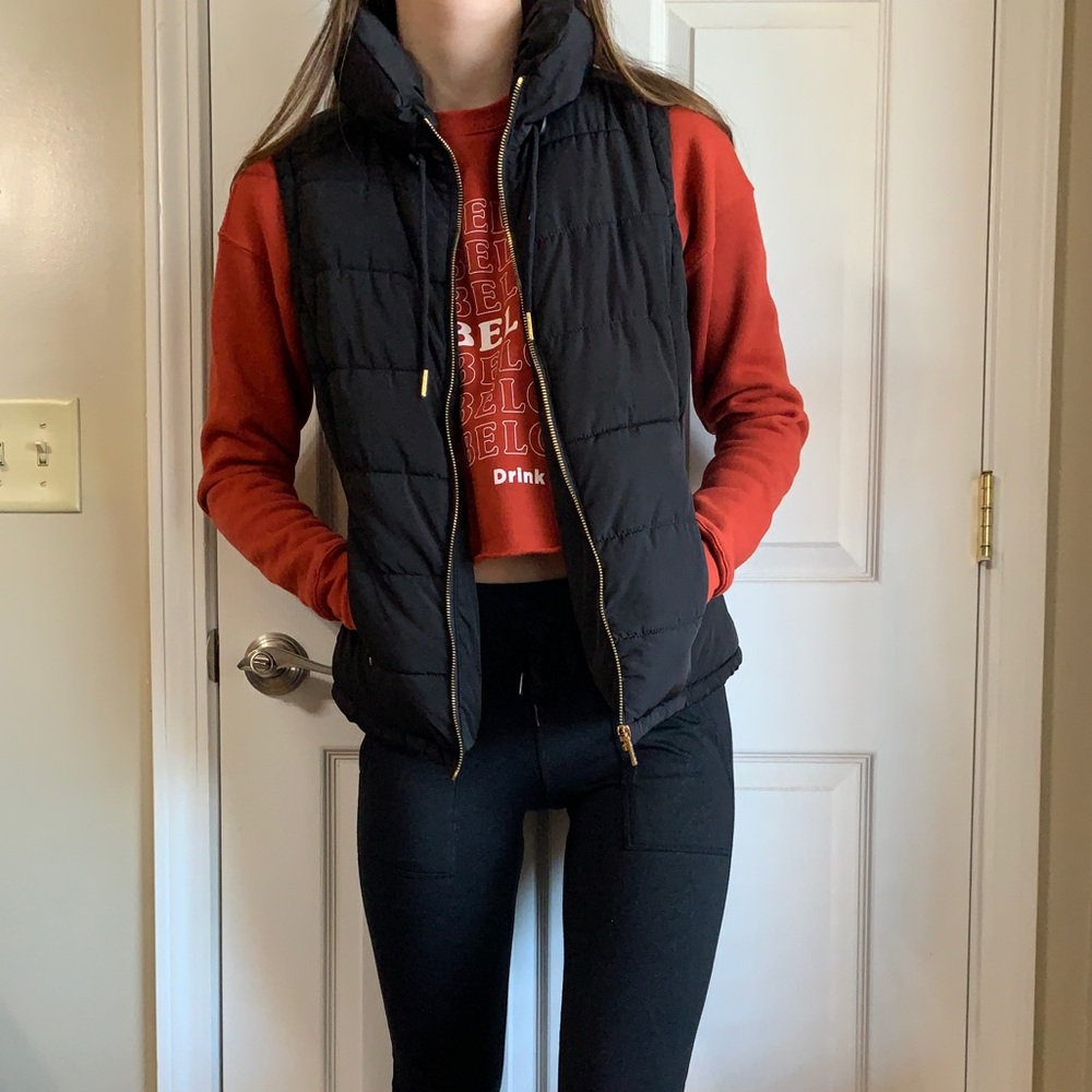 CK Black Puffer Vest